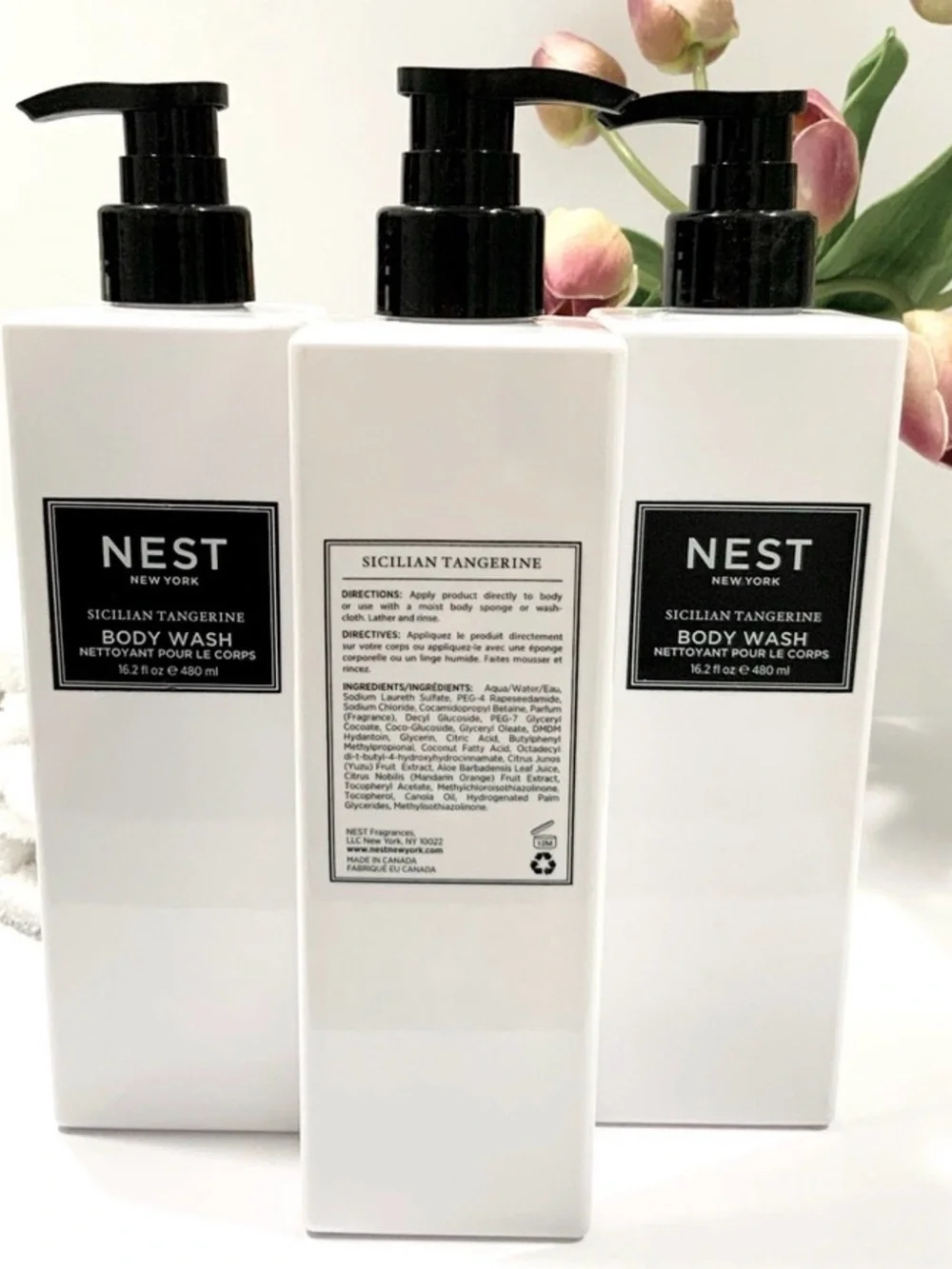 (3 PACK) BODY WASH SICILIAN TANGERINE🍊 NEST FRAGRANCE (3 PACK) 480ml/16.2fl.oz